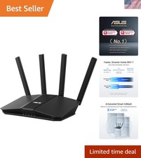 RT-BE58U WiFi 7 Router - Dual-Band, 3.6 Gbps, Mesh & VPN Ready, Alexa-Compatible picture