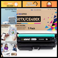 High-Yield Black Toner Cartridge Replacement for HP 507X CE400X - Compatible, Qu picture