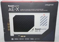 New Creative Labs Sound Blaster AE-X PCIe DAC Sound Card Hi-res 32-bit/384kHz picture