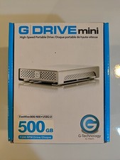 G-Technology G-Drive Mini 500GB 7200rpm HDD in box - NO AC POWER CABLE OR CASE picture