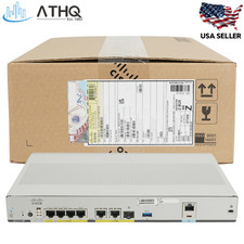 Cisco C1111-4P ISR 1100 4-Port Gigabit Router Dual GE WAN SFP SD-WAN IPsec VPN picture