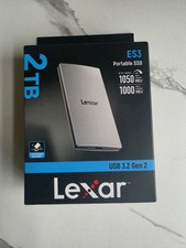 Lexar ES3 2TB External SSD, USB 3.2 Gen2 Portable PSSD 2TB, Silver picture