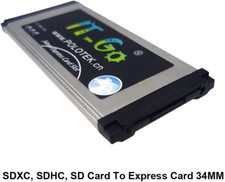 Express Card 34MM to SDXC SDHC, SD Card Adapter for Laptop  picture