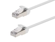Monoprice Cat6A Ethernet Patch Cable - Slim, Flat, U/FTP, 32AWG, Molded Boot, picture
