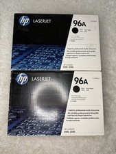 Lot Of 2 HP 96A Black Toner (C4096A) LaserJet 2100 2200 Genuine OEM picture