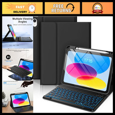 iPad Keyboard Case 11th/10th Gen (A16) 2025/2022 - Slim, Lightweight, Black picture