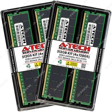 A-Tech 512GB 4x 128GB 2Rx4 PC5-51200R DDR5 6400 MHz EC8 RDIMM Server Memory RAM picture