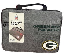 NFL Green Bay Packers Laptop Case For 13” Computer Padded Gray Sleeve New W/Tags picture