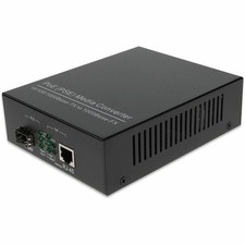 AddOn 10/100/1000Base-TX(RJ-45) to Open SFP Port POE+ Media Converter picture
