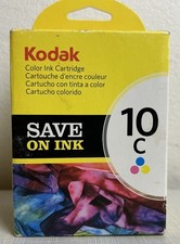 Kodak 10C Color Ink Cartridge Genuine New Old Stock Yellow Box SAVE ON INK picture