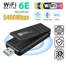 WiFi6E Tri-band AX5400 USB3.0 WiFi Adapter 2.4GHz+5GH+6GHz Wireless Network Card picture