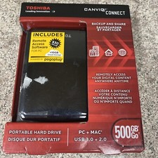 Toshiba Canvio Connect 500GB, Portable Hard Drive TOSHIBA Open Box PC+ MAC picture
