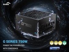 SAMA G750 750W ATX 3.1 Full Modular Power Supply, Cybenetics Gold Rated, PCIe picture
