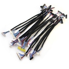 18Pcs/set Universal LVDS Cable for LCD Display Panel Support 14’’-26'' Screen picture