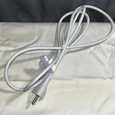 White Longwell Original Apple LS-7A 2.5A 125V 3-Prong AC Power Cord E344534 OEM picture