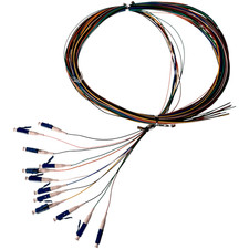 1M 12 Fibers LC/UPC Single-Mode Color-Coded Fiber Optic Pigtail,Unjacketed -9430 picture