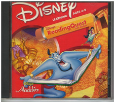 Disney Reading Quest With Aladdin CD-ROM Educational Game (Windows/Mac 1998) picture