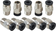 10PCS PC4-M10 Bowden Tube Coupler Male Straight PTFE Tube Push Pneumatic Connect picture