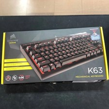 Corsair K63 Mechanical Gaming Keyboard Cherry MX Red LED Japanese Layout JP New picture