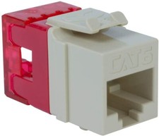 ICC CAT6 RJ45 Keystone Jack for HD Style, Ivory picture