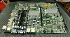 Intel S5000VCL LGA771 System Board with 2x Xeon 5130 SL9RX CPU & 2x 1GB memory picture