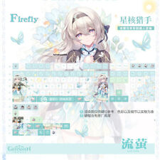 Honkai Star Rail Firefly Keycaps PBT Dye-sub 130 Keys New for Cherry MX Keyboard picture