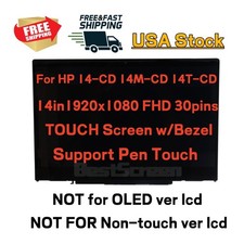 14'' IPS LCD Touch Screen Assembly For HP Pavilion x360 14-cd0009la 14-cd0026tu picture
