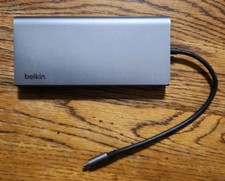 Belkin Connect Universal USB-C 8-in-1 Dual Display Core Hub w/Silicon - Silver picture
