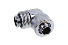 Alphacool Eiszapfen 13/10mm screw-on nozzle 90° rotatable G1/4 - Chrome picture