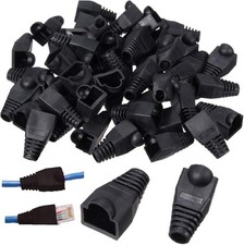 100Pcs RJ45 Strain Relief Boots Set, Anti Tangle RJ45 Boots, Soft ABS Plastic Et picture