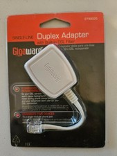 Gigaware Single-Line Duplex Adapter with Built-In DSL Filter - 2790025 picture