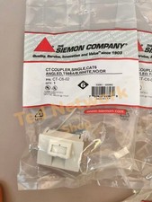 New 10 Pcs Siemon CT-C6-02 CT Cat 6 Outlet Dual RJ45 Angled UTP  White 1-Port picture