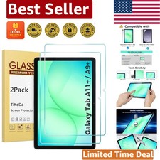 Bubble-Free Installation 2-Pack Tempered Glass Protector for Galaxy Tab A11 & A9 picture