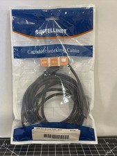 Intellinet IEC-C6-BK-10 Cat6 UTP Cable 10ft Black Molded RJ45 NOS in Package picture