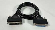L-com Heavy Duty D-Sub Cable DB25 Male to DB25 Female 5.0 Ft Serial Extension picture