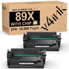 89X Black 2 Pack Toner Cartridge Compatible for HP CF289X picture