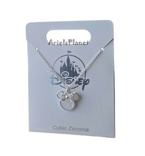 Disney Parks Minnie Mouse Ear & Bow Cubic Zirconia Necklace picture