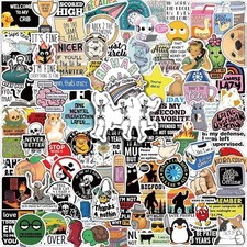 150 PCS Hilarious Stickers for Adults,Funny Meme Sarcastic Weird Multicolored  picture