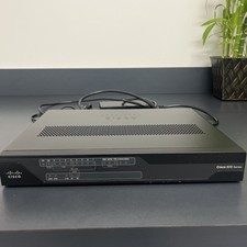 Cisco C891FW-A-K9 Integrated Services Router,  POE 800-IL-PM-4 & power supply. picture