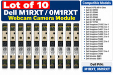 Lot of 10 Dell M1RXT 0M1RXT Webcam Camera Module G3 3500 3590 G5 5500 5505 picture