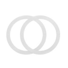 2Pcs Magnetic Adapter Ring Magnetic Wireless Charger Conversion Kit White] picture