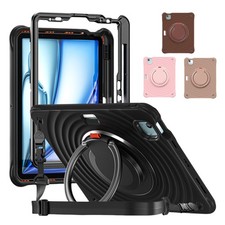 Ripple Shockproof 360° Rotation Handle Stand Case for iPad Air 11 Inch M2/M3/M4 picture