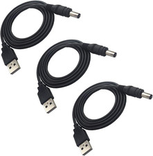 3 PCS 1m Extension Cable USB to DC Cable - 5V USB 2.0 Port Male to DC 5V Male 5. picture