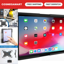 Universal Tablet Wall Mount, Secure Steel Holder for iPad & Tablets, Adjustable picture