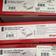 Legrand DA2401 4-Port PoE Injector New In Box picture