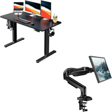 Electric Standing Desk, Single Monitor Mount picture