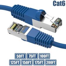 Cat6 RJ45 Network LAN Ethernet SSTP Shielded Cable 50 75 100 125 150 175 200FT picture