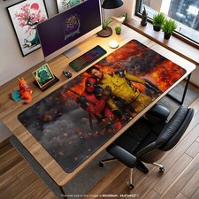 Deadpool and Wolverine Mouse Pad, Marvel Duo Desk Mat, Superhero Gaming Mat picture