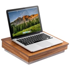 Schoolhouse Lap Desk with Storage Compartments - Acacia Wood - Natural - Styl... picture