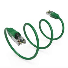 5ft Cat5e Snagless Shielded (FTP) Network Patch Cable Green picture